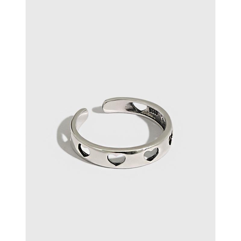 Cluster Rings Elegant 925 Sterling Silver Hollow Heart For Women Fine Jewelry, Adjustable Engagement Finger Ring Woman
Cluster Rings Elegant 925 Sterling Silver Hollow Heart For Women Fine Jewelry, Adjustable Engagement Finger Ring Woman