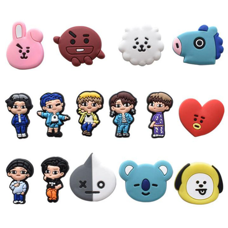 cute cartoon shoe charms pvc soft rubber animal shoecharms buckle fashion croc part bracelet wristband decoration gift
cute cartoon shoe charms pvc soft rubber animal shoecharms buckle fashion croc part bracelet wristband decoration gift