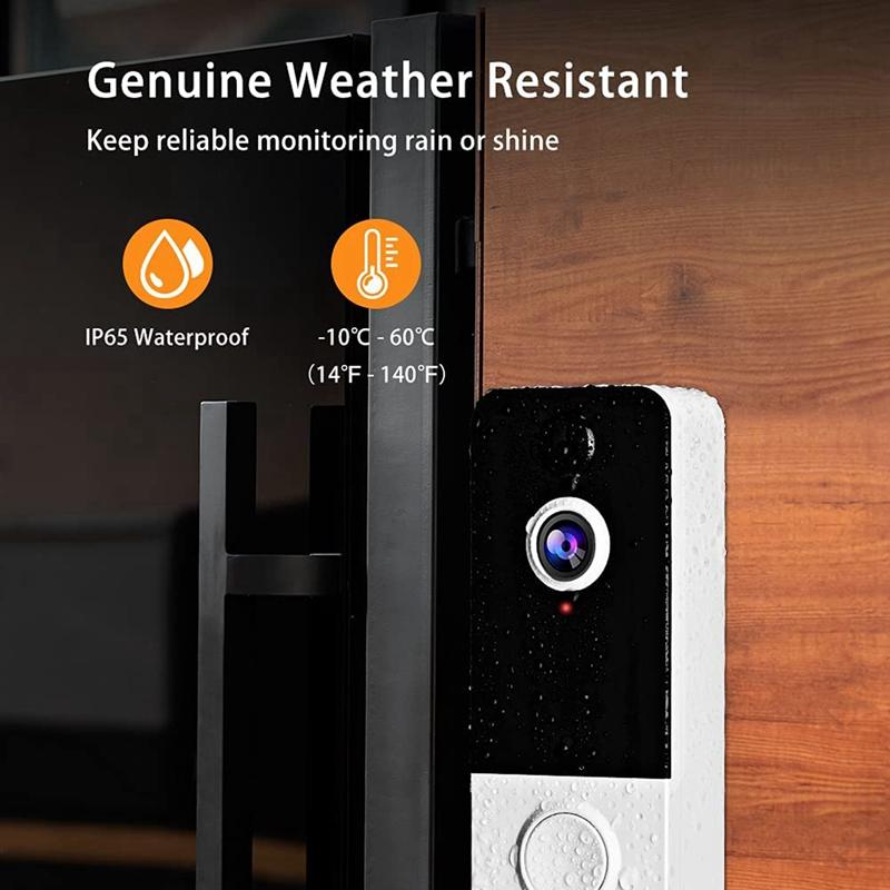 Doorbells Top Deals Video Doorbell Camera,1080P HD Wireless Camera With Chime,Motion Detection,Two-Way Audio,Cloud Storage Us Plu