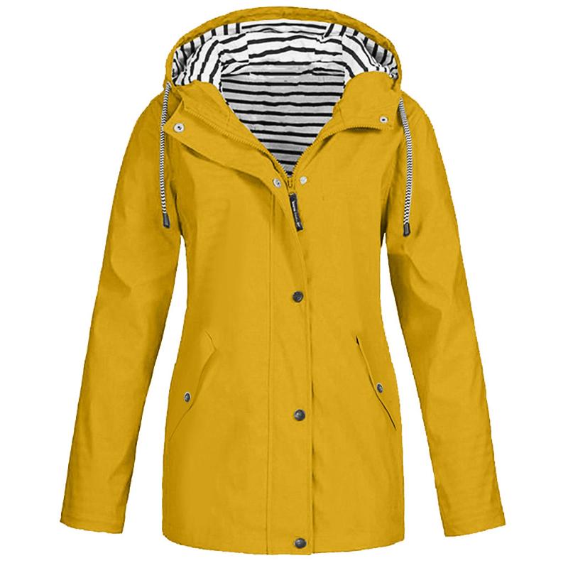 Women's Jackets Women Outdoor Waterproof Coat Autumn Winter Long Zip-up Fashion Raincoat Jacket Female Casual Hooded Windbreaker Outwear D10, Black;brown
Women's Jackets Women Outdoor Waterproof Coat Autumn Winter Long Zip-up Fashion Raincoat Jacket Female Casual Hooded Windbreaker Outwear D10, Black;brown