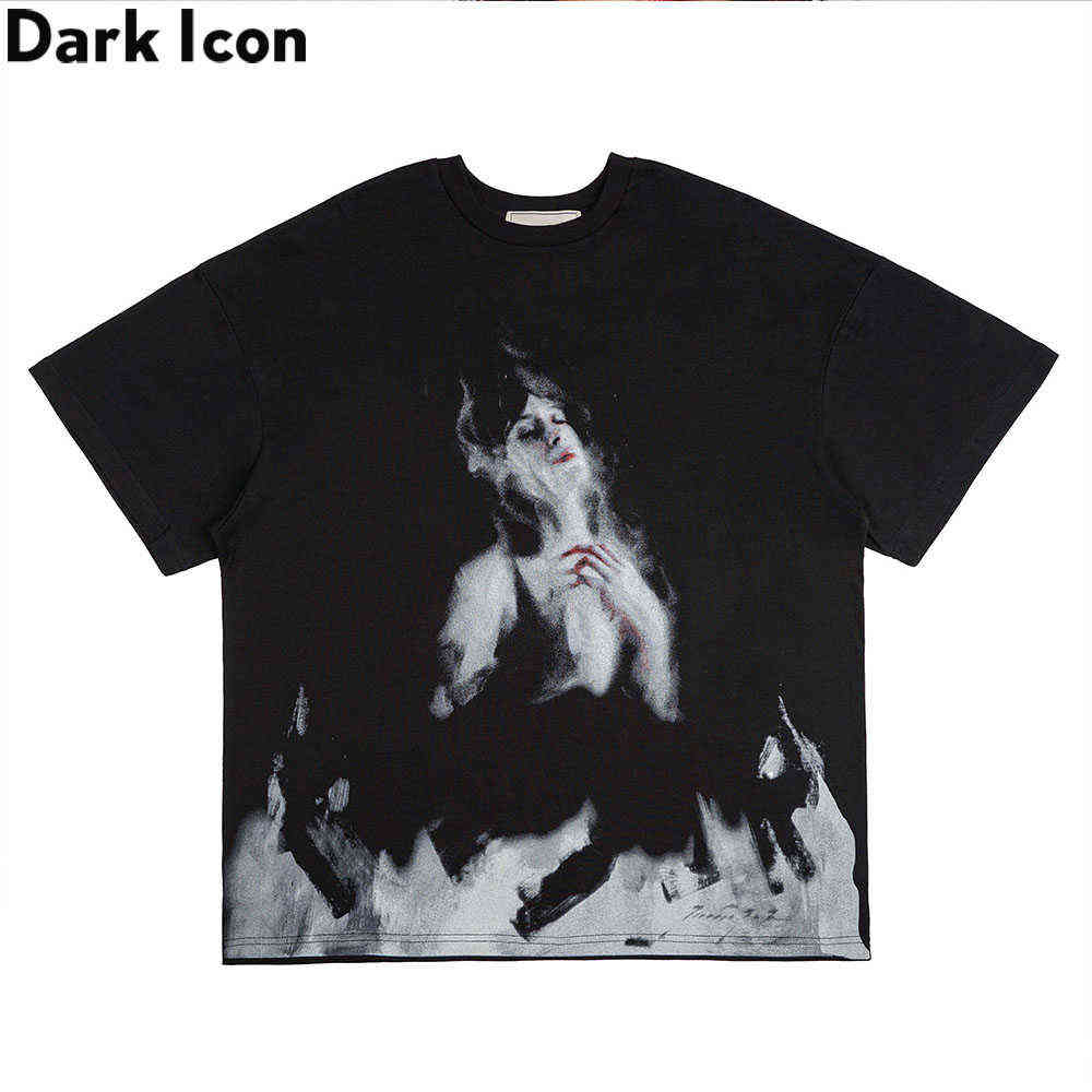 Bathing Flame Tshirt Men Summer O-neck Oversized Men's T-shirt Short Sleeve Male Top 210603, Black
Bathing Flame Tshirt Men Summer O-neck Oversized Men's T-shirt Short Sleeve Male Top 210603, Black