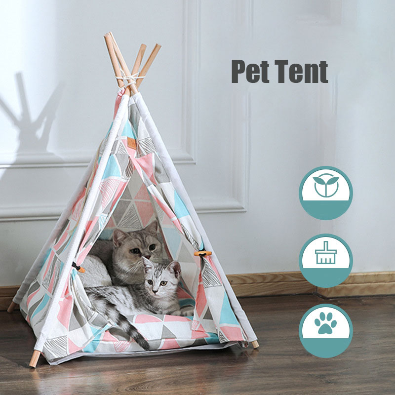 Pet Tent House Cat Bed Portabe Teepee Thick Cushion Avaiabe For Dog Puppy Excursion Outdoor Indoor Portabe inen Pet Tent, Grey
Pet Tent House Cat Bed Portabe Teepee Thick Cushion Avaiabe For Dog Puppy Excursion Outdoor Indoor Portabe inen Pet Tent, Grey