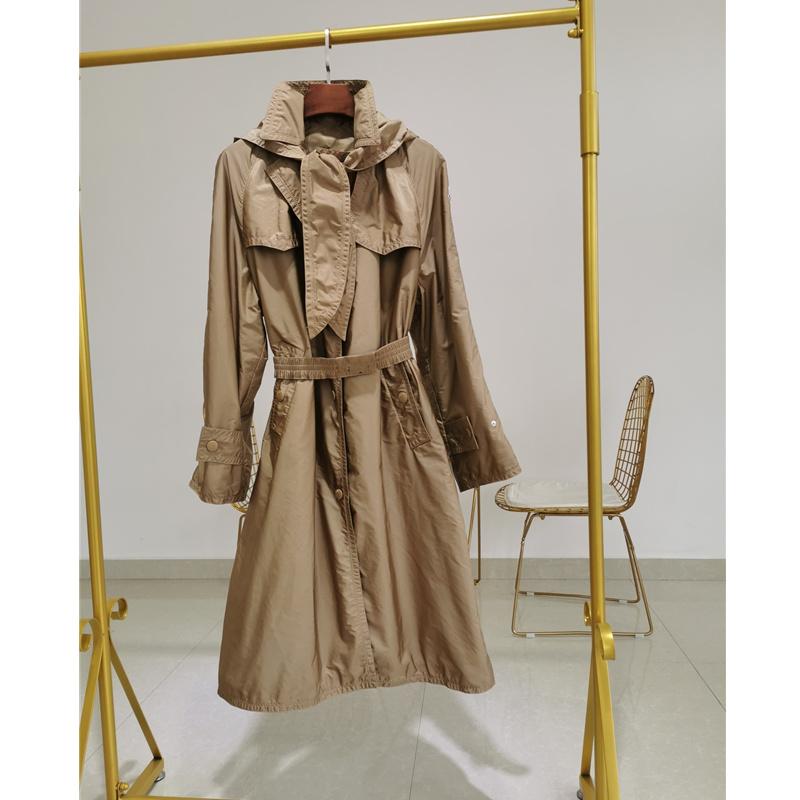 Women's Trench Coats 2021 Spring Autumn Long Coat For Women Casual Outer Wear High Quality Momery Fabric Hooded With Tie Over, Black
Women's Trench Coats 2021 Spring Autumn Long Coat For Women Casual Outer Wear High Quality Momery Fabric Hooded With Tie Over, Black
