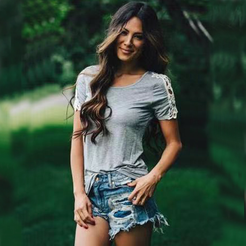 womens summer clothing Luxury designer clothes t shirt Casual Short Hollow Out Sleeve Tees Tops Ladies, Dark grey
womens summer clothing Luxury designer clothes t shirt Casual Short Hollow Out Sleeve Tees Tops Ladies, Dark grey