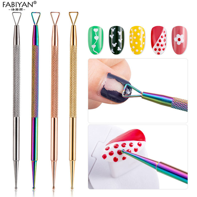 Stainless Steel Triangle Stick Rod Nail Art Polish UV Gel Remover Grinding Dead Skin Cuticle Pusher Cleaner Manicure Tool 2 Way
Stainless Steel Triangle Stick Rod Nail Art Polish UV Gel Remover Grinding Dead Skin Cuticle Pusher Cleaner Manicure Tool 2 Way