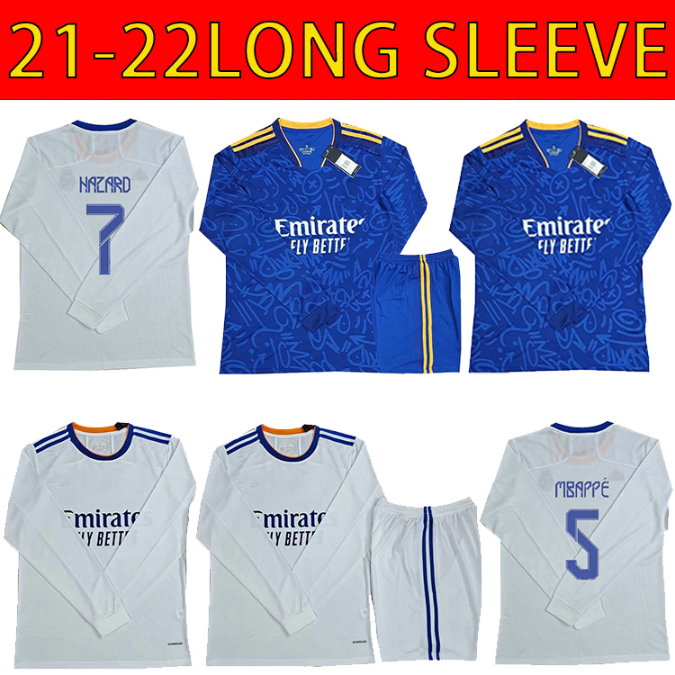 21 22 Real Madrid soccer jerseys HAZARD ALABA BENZEMA ASENSIO MODRIC MARCELO Isco 2021 2022 home away Long sleeve football shirts, Black;yellow
21 22 Real Madrid soccer jerseys HAZARD ALABA BENZEMA ASENSIO MODRIC MARCELO Isco 2021 2022 home away Long sleeve football shirts, Black;yellow