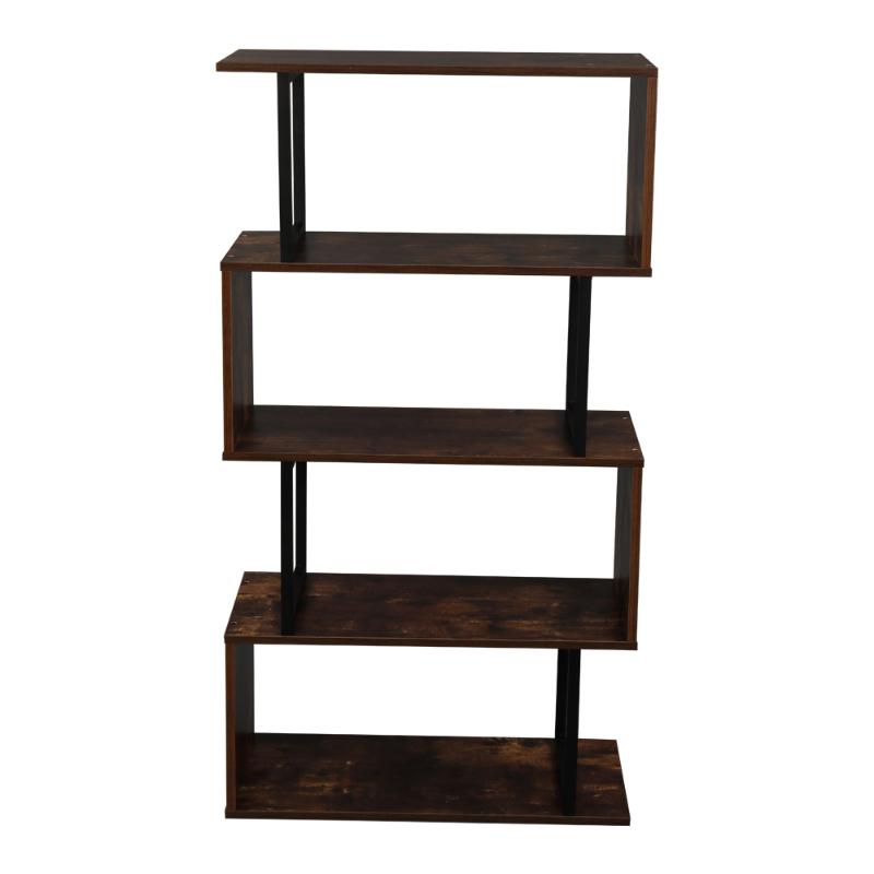 Hooks & Rails 4-Tier Industrial Easy-Assembly Metal Frame Bookcase Storage Shelf For Living Room Narrow Bedroom Office
Hooks & Rails 4-Tier Industrial Easy-Assembly Metal Frame Bookcase Storage Shelf For Living Room Narrow Bedroom Office