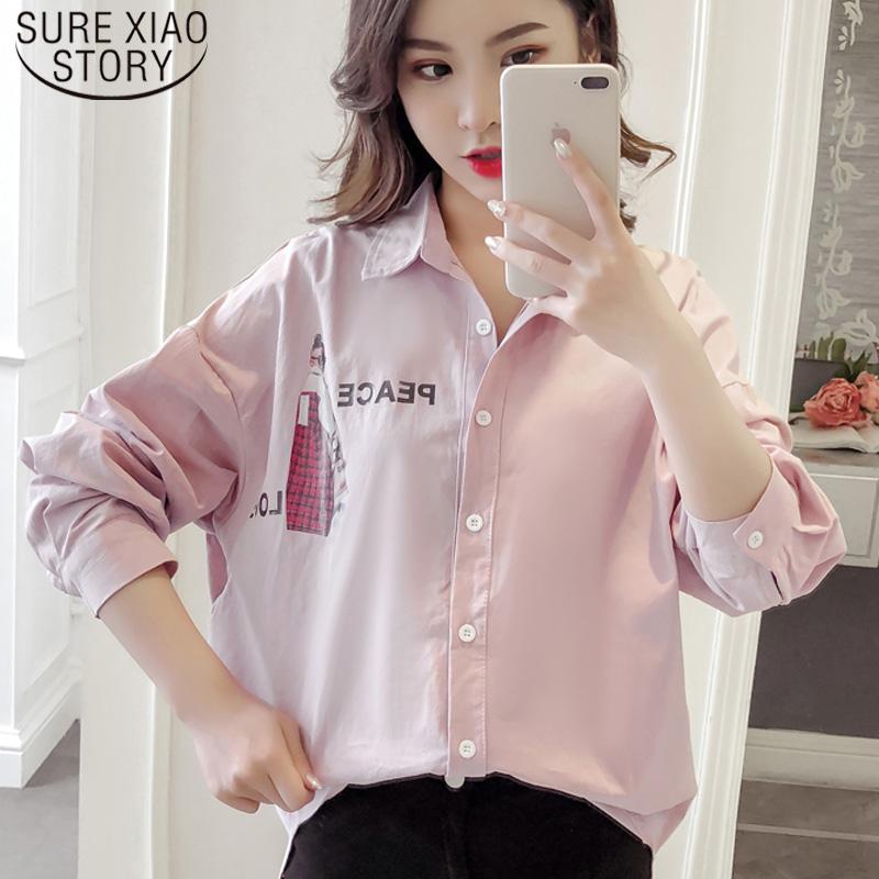 Women's Blouses & Shirts Spring Autumn Print Women Blusas Mujer De Moda 2022 Long Sleeve Regular White Pink Office Lady 6680 50
Women's Blouses & Shirts Spring Autumn Print Women Blusas Mujer De Moda 2022 Long Sleeve Regular White Pink Office Lady 6680 50