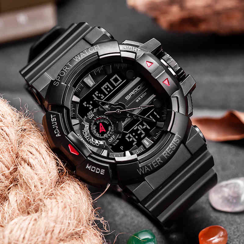 SANDA Men Watches Men Sports Watches Waterproof Quartz Wristwatches Men Military Watches relogio masculino horloge heren X0524, Gold
SANDA Men Watches Men Sports Watches Waterproof Quartz Wristwatches Men Military Watches relogio masculino horloge heren X0524, Gold