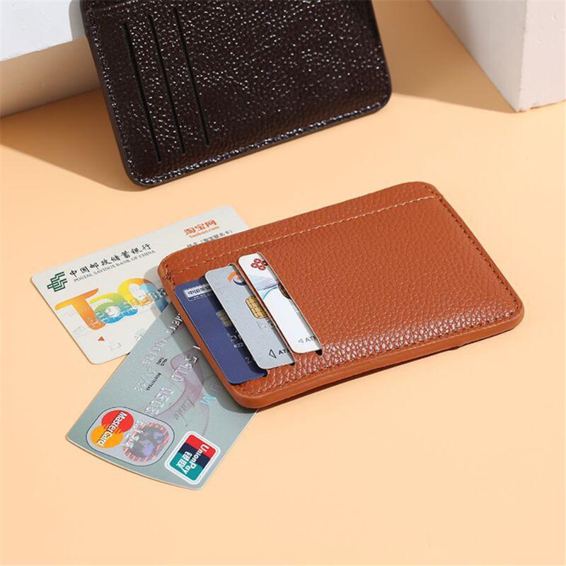 Card Holders Unisex Small Wallet Ultra-Thin Multi-Card Credit Bank Business Holder Case PU Leather Student Coin Purse Man Money Bag Clip, Black
Card Holders Unisex Small Wallet Ultra-Thin Multi-Card Credit Bank Business Holder Case PU Leather Student Coin Purse Man Money Bag Clip, Black