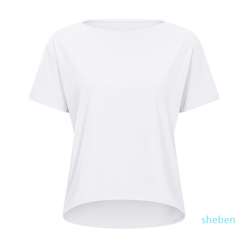 yoga tops slim fit breathable women training running fitness clothing solid color loose short sleeve workout gym sport activewear shirt L-37, Black
yoga tops slim fit breathable women training running fitness clothing solid color loose short sleeve workout gym sport activewear shirt L-37, Black