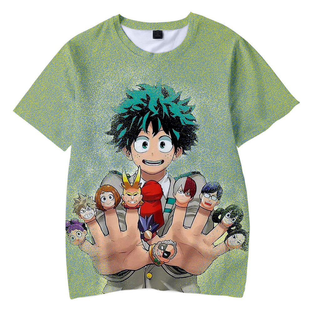 Anime My Hero Academia 3D T Shirt Women Men Summer Fashion Short Sleeve Funny Tshirt Midoriya Izuku Deku Graphic Tees Cosplay, 004
Anime My Hero Academia 3D T Shirt Women Men Summer Fashion Short Sleeve Funny Tshirt Midoriya Izuku Deku Graphic Tees Cosplay, 004