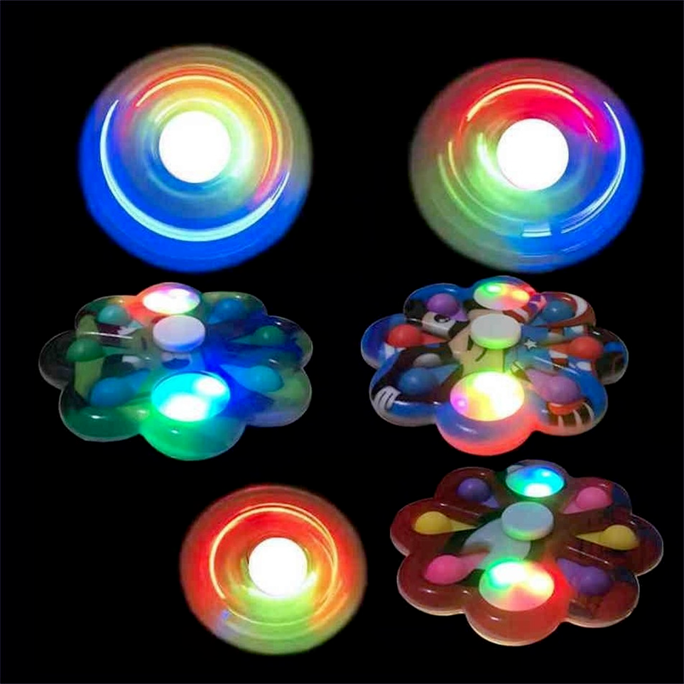 Finger Toy Bubble Fingertip Uminous Gyroscope Toys Dazzling Flash Fidget Pads Decompression Silicone Keyring Game Sensory Balls 4966h
Finger Toy Bubble Fingertip Uminous Gyroscope Toys Dazzling Flash Fidget Pads Decompression Silicone Keyring Game Sensory Balls 4966h