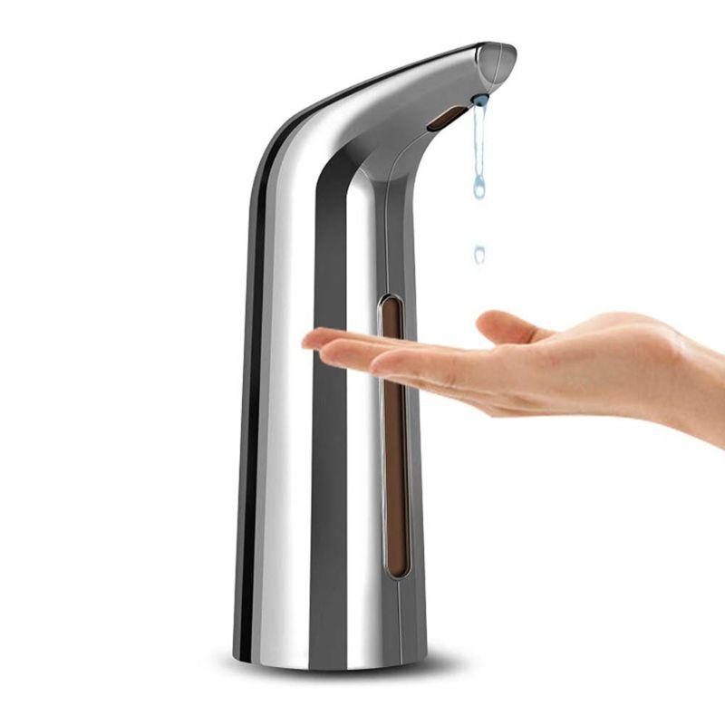 

Liquid Soap Dispenser 400ML Automatic Smart IR Sensor Touchless Electroplated Sanitizer Dispensador For Kitchen Bathroom