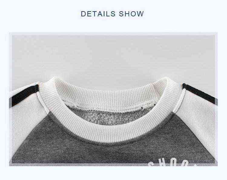 Children's Autumn Sweater Cashmere Boys Sport Fleece Sweatshirt Spot Korean Toddler And Winter Pullover Boys' Clothing 220115