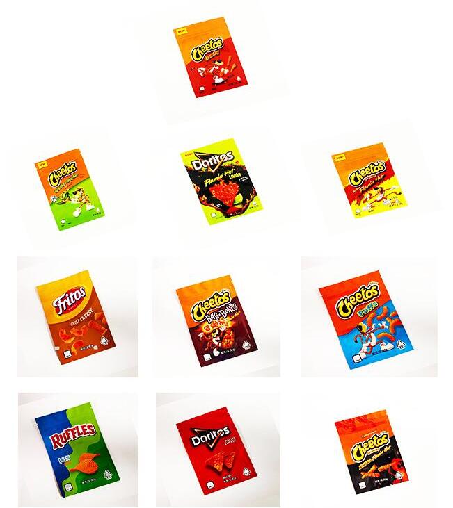 Packaging bags reselable Potato chips medibles sealer baggie 600mg cheetos ruffles fritos DORITOS maylar resealable edibles Crawlers Bag Package medilles Sourz
Packaging bags reselable Potato chips medibles sealer baggie 600mg cheetos ruffles fritos DORITOS maylar resealable edibles Crawlers Bag Package medilles Sourz