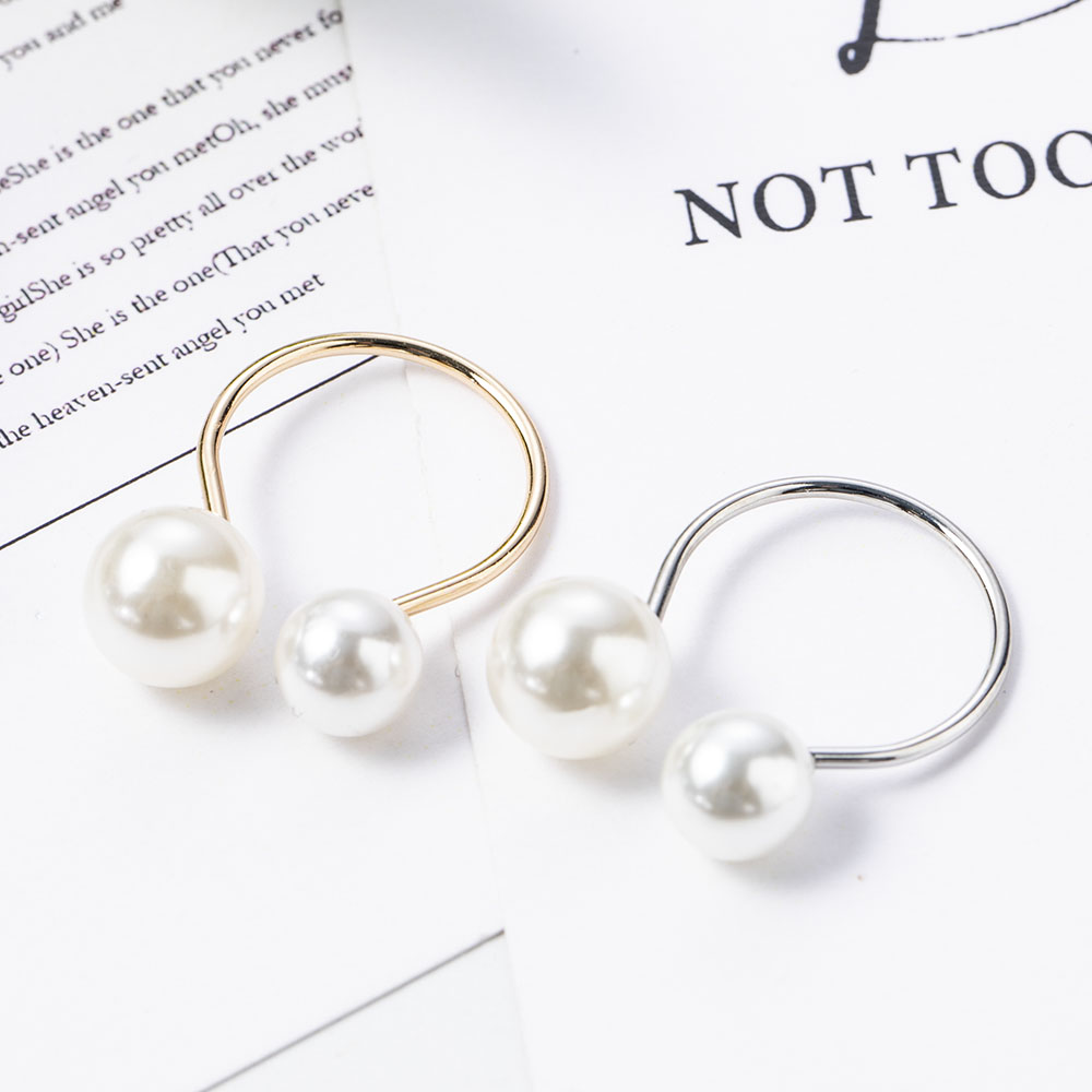 Pearl Ring Exaggeration Fashion U-shaped Opening Adjustable Gold Ring for Women New Jewelry Adjustable Bijoux
Pearl Ring Exaggeration Fashion U-shaped Opening Adjustable Gold Ring for Women New Jewelry Adjustable Bijoux