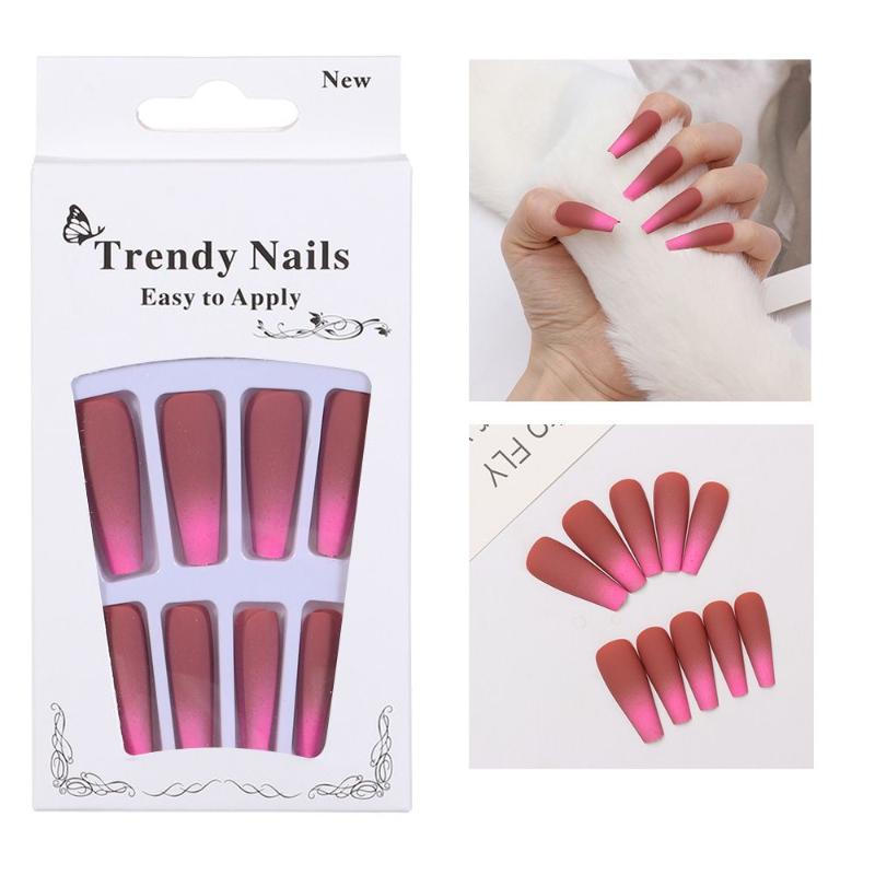 False Nails Fashion Artificial Long Paragraph Full Cover Colorful Fake Nail T-shaped Gradient Rose Red Matte, Red;gold
False Nails Fashion Artificial Long Paragraph Full Cover Colorful Fake Nail T-shaped Gradient Rose Red Matte, Red;gold
