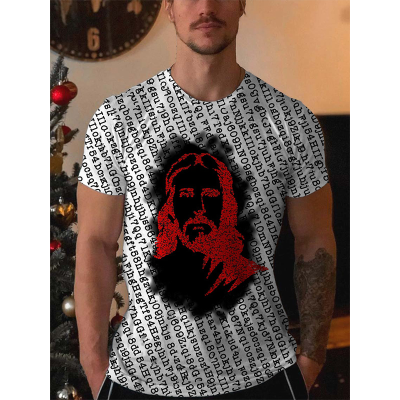 Men's 3D Printing Jesus Faith Design Short Sleeve Party Top Street Punk Goth Crew Neck Summer, White;black
Men's 3D Printing Jesus Faith Design Short Sleeve Party Top Street Punk Goth Crew Neck Summer, White;black