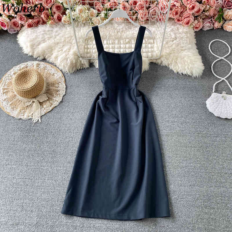 2 Piece Set Preppy Style Suit Sweet Square Collar Vest Dresses Vintage White Long Sleeve Shirt Top Two-piece Sets Women 210519