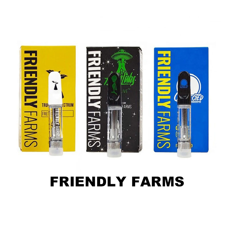 Newest Friendly Farms Atomizers With Packages FF Live Resin Ceramic Glass Vape Carts 0.8ml 1.0ml Clear Tank 510 Thread Cartridges
Newest Friendly Farms Atomizers With Packages FF Live Resin Ceramic Glass Vape Carts 0.8ml 1.0ml Clear Tank 510 Thread Cartridges