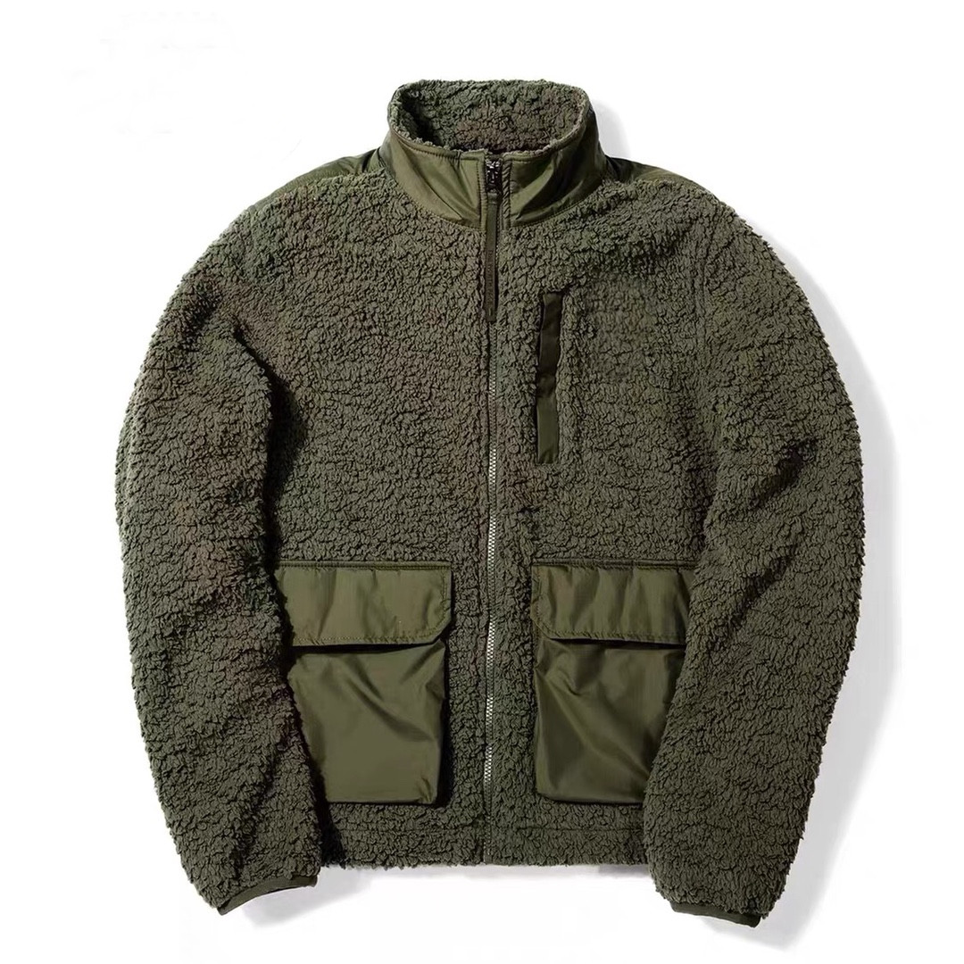 Autumn And Winter Stand-Collar North Fleece Jacket Thickened Warm Design Coat Outdoor Sportswear Lamb Wool Coats Double Face Embroidered Logo Clothing A46
Autumn And Winter Stand-Collar North Fleece Jacket Thickened Warm Design Coat Outdoor Sportswear Lamb Wool Coats Double Face Embroidered Logo Clothing A46