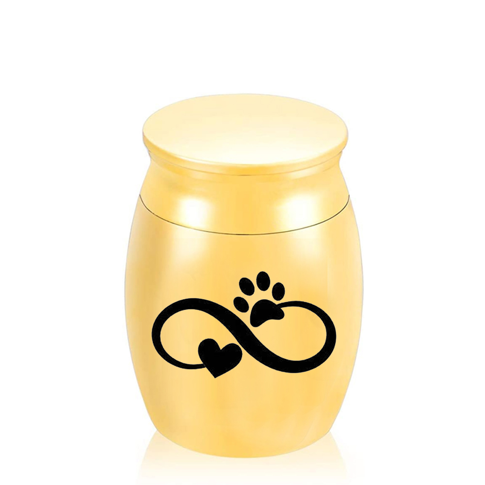 Aluminum alloy Cremation Urns, Paws Ashes Keepsake, Pets Memorial Mini Jar Commemorate the family who passed away
Aluminum alloy Cremation Urns, Paws Ashes Keepsake, Pets Memorial Mini Jar Commemorate the family who passed away