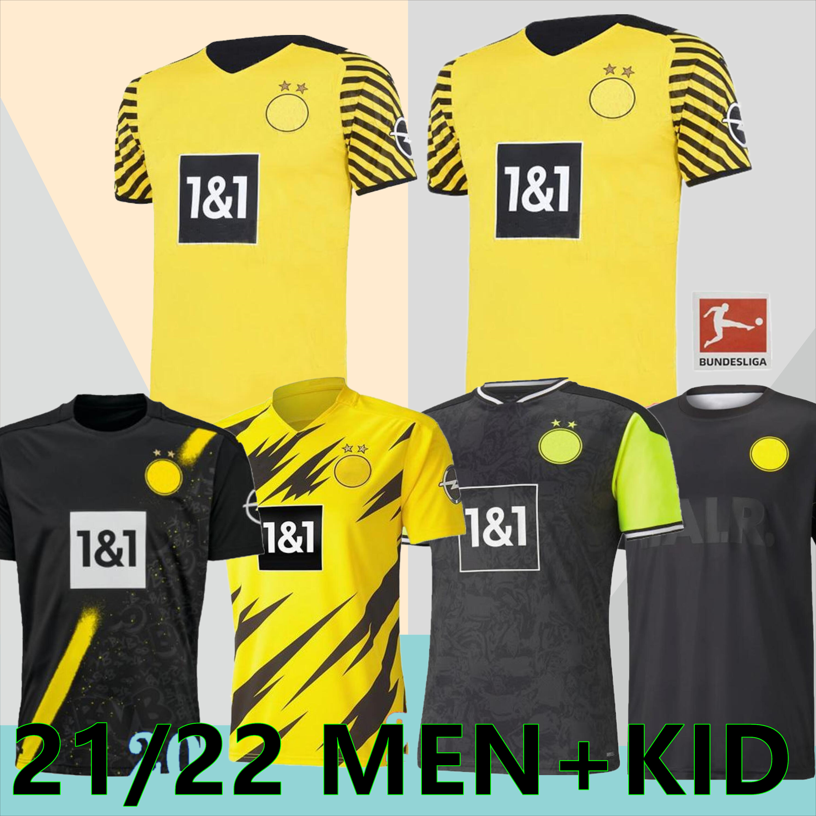 Dortmund Soccer Jerseys Borussia 2021 2022 HAALAND SANCHO HAZARD REUS SCHULZ HUMMELS Home Away Third football shirt adult Men + Kids uniform, Kid suit
Dortmund Soccer Jerseys Borussia 2021 2022 HAALAND SANCHO HAZARD REUS SCHULZ HUMMELS Home Away Third football shirt adult Men + Kids uniform, Kid suit