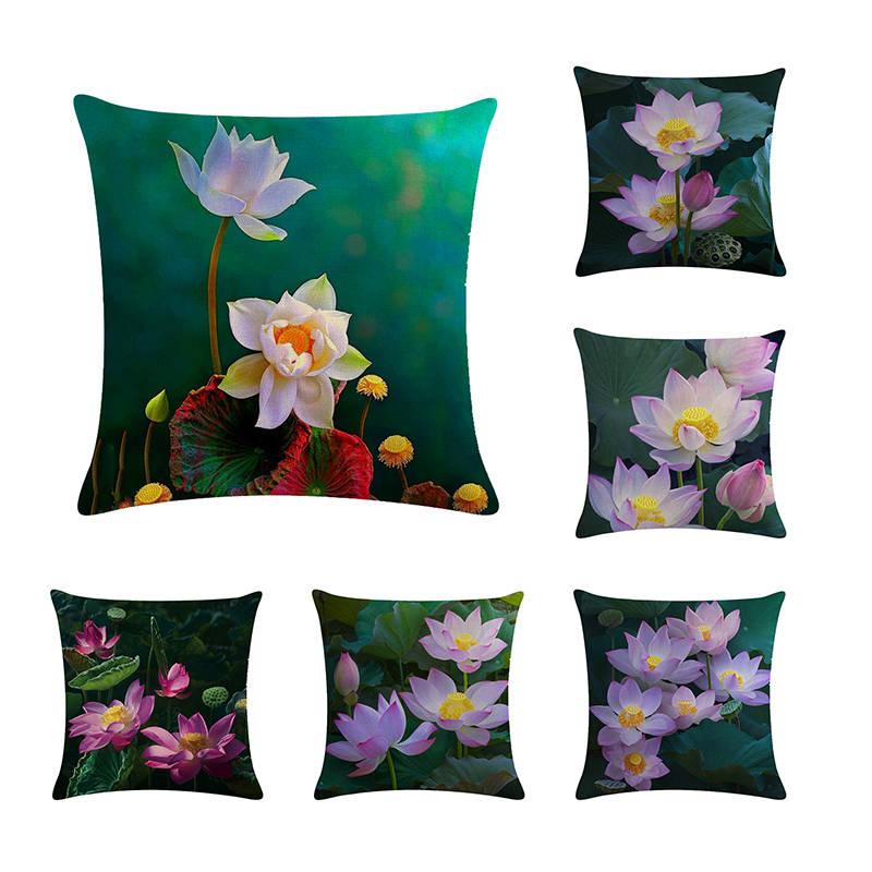 Cushion Cover Flower Decorative Pillowcase Lotus Sofa Home Decoration Oil Painting Cushion/Decorative Pillow
Cushion Cover Flower Decorative Pillowcase Lotus Sofa Home Decoration Oil Painting Cushion/Decorative Pillow