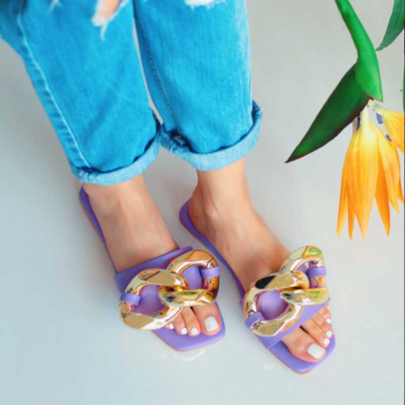 Slippers 2021 Women Lilac Chain Detailed Flat Summer Beach Outdoor Slides Ladies Platform Mules Shoes Woman Comfort, Nude
Slippers 2021 Women Lilac Chain Detailed Flat Summer Beach Outdoor Slides Ladies Platform Mules Shoes Woman Comfort, Nude