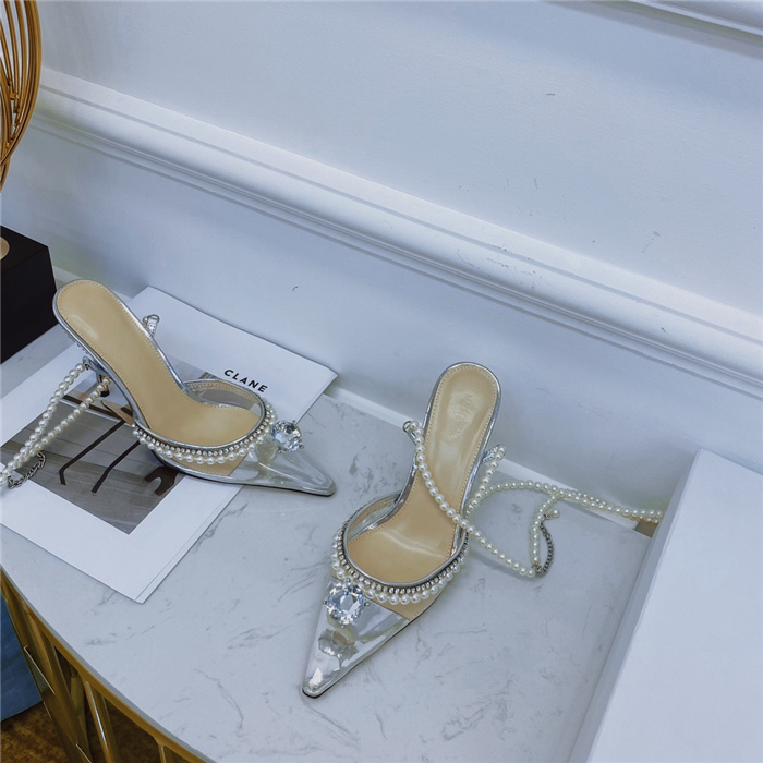 March women lady shoes transparent pearl chains high 8.5cm heel heeled pump dress summer cool wedding party beadings M300, Clear
March women lady shoes transparent pearl chains high 8.5cm heel heeled pump dress summer cool wedding party beadings M300, Clear