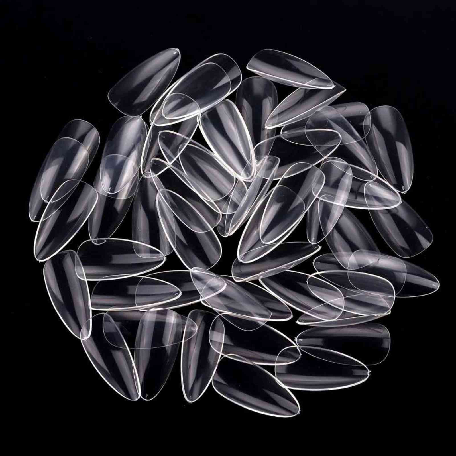 500 Pcs Medium Stiletto False Nails Artificial Nail Tips 10 Sizes Full Coverage Fake Clear A0529, As show
500 Pcs Medium Stiletto False Nails Artificial Nail Tips 10 Sizes Full Coverage Fake Clear A0529, As show