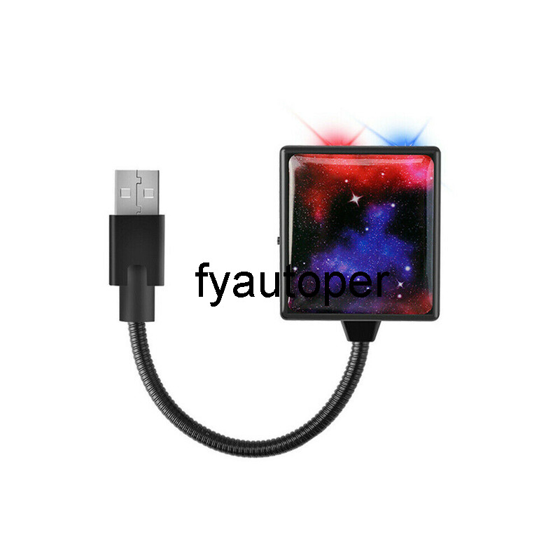 USB Entertainment Car Light Projector Interior Parts Atmosphere Starry Sky Lamp LED Star Night Light Bulb Car Accessories