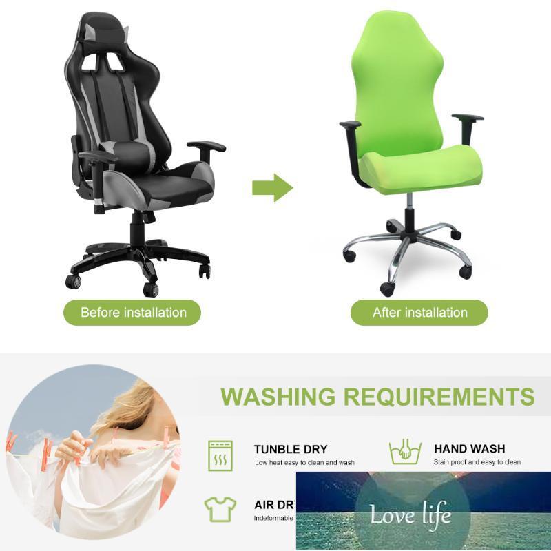Elastic Stretch Home Club Gaming Chair Cover Office Computer Armchair Thicken Slipcovers Dustproof Protectors Housse De Chaise Co2539217