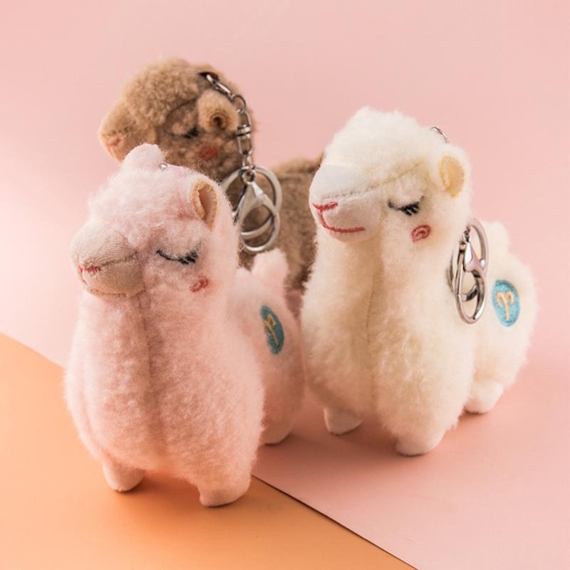 Keychains 667E Cute Keychain Soft Cotton Standing Alpaca Shape Key Rings Chain Bag Jewelry Charm Pendant Purse Chains Accessories
Keychains 667E Cute Keychain Soft Cotton Standing Alpaca Shape Key Rings Chain Bag Jewelry Charm Pendant Purse Chains Accessories