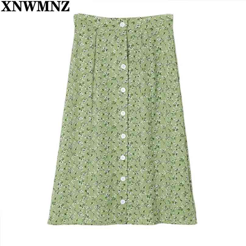 Women High Waist Floral Midi Skirt Spring Summer Single-Breasted Lace-Up Holiday Long Skirts high quality jupe woman 210520, Army green
Women High Waist Floral Midi Skirt Spring Summer Single-Breasted Lace-Up Holiday Long Skirts high quality jupe woman 210520, Army green