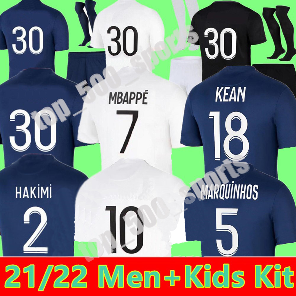 2021 2022 MBAPPE HAKIMI Soccer Jerseys KEAN SERGIO RAMOS 21 22 Maillots de football shirt VERRATTI Jersey men kids kit uniforms eps psgs enfants maillot foot, Away+league patch adult
2021 2022 MBAPPE HAKIMI Soccer Jerseys KEAN SERGIO RAMOS 21 22 Maillots de football shirt VERRATTI Jersey men kids kit uniforms eps psgs enfants maillot foot, Away+league patch adult