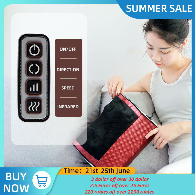 Massage Pillow Electric Massager for Neck Back Health Care Cervical Physiotherapy Body Shoulder Magnetotherap Shiatsuy Shiatsu
Massage Pillow Electric Massager for Neck Back Health Care Cervical Physiotherapy Body Shoulder Magnetotherap Shiatsuy Shiatsu