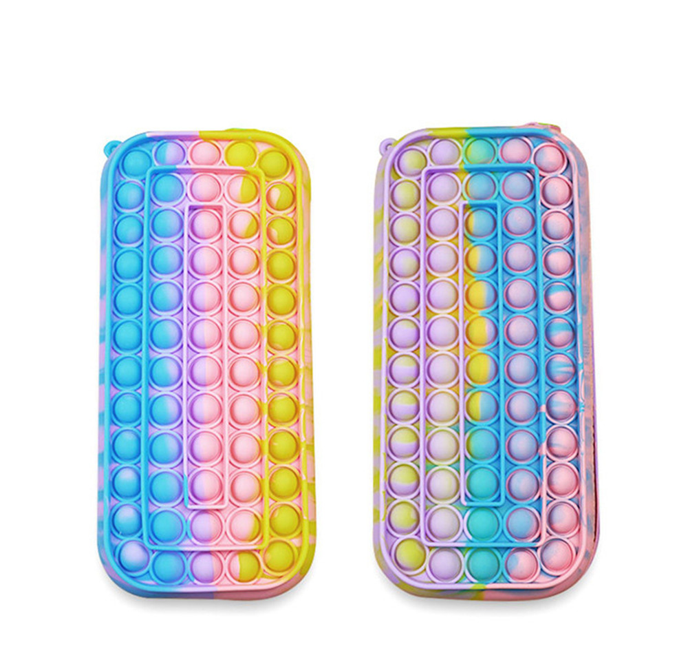 New Pop It Push Bubble Fidget Toys Pencil Case Children Stress Relief Squeeze Toy Antistress Popit Soft Squishy Kids Gifts
New Pop It Push Bubble Fidget Toys Pencil Case Children Stress Relief Squeeze Toy Antistress Popit Soft Squishy Kids Gifts