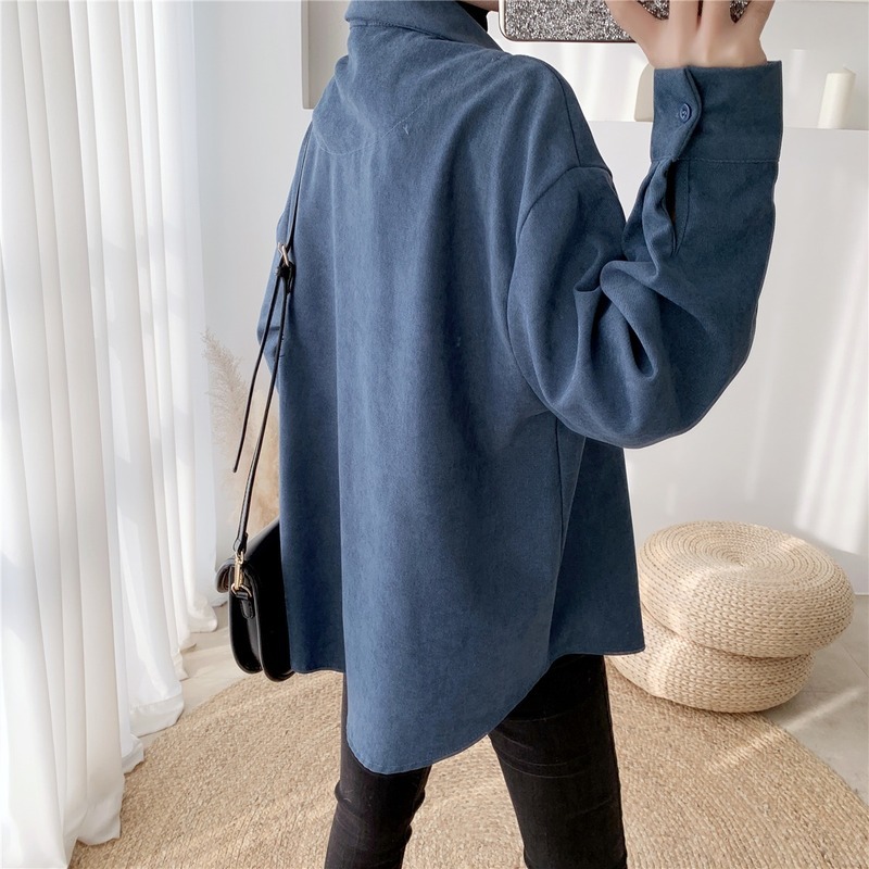 Autumn Cotton White Shirt Korean Loose Top Female Office Lady Style Long Sleeve Women Blouse Ropa De Mujer 11881 210427