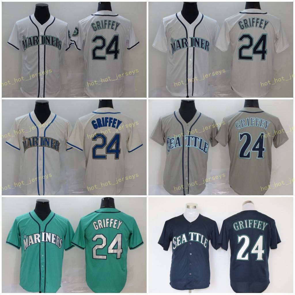 Mens 24 Ken Griffey Jr Baseball Jerseys Stitched Flexbase Cool Base Team White Grey Green Blue, Blue;black
Mens 24 Ken Griffey Jr Baseball Jerseys Stitched Flexbase Cool Base Team White Grey Green Blue, Blue;black