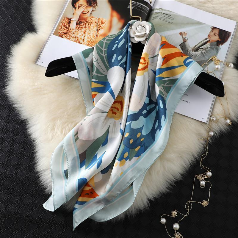 Scarves 2021 Floral Print Silk Scarf Women Square Neck Kerchief High Quality Foulard Female Hair Bandana Wraps Lady Headband, Blue;gray
Scarves 2021 Floral Print Silk Scarf Women Square Neck Kerchief High Quality Foulard Female Hair Bandana Wraps Lady Headband, Blue;gray
