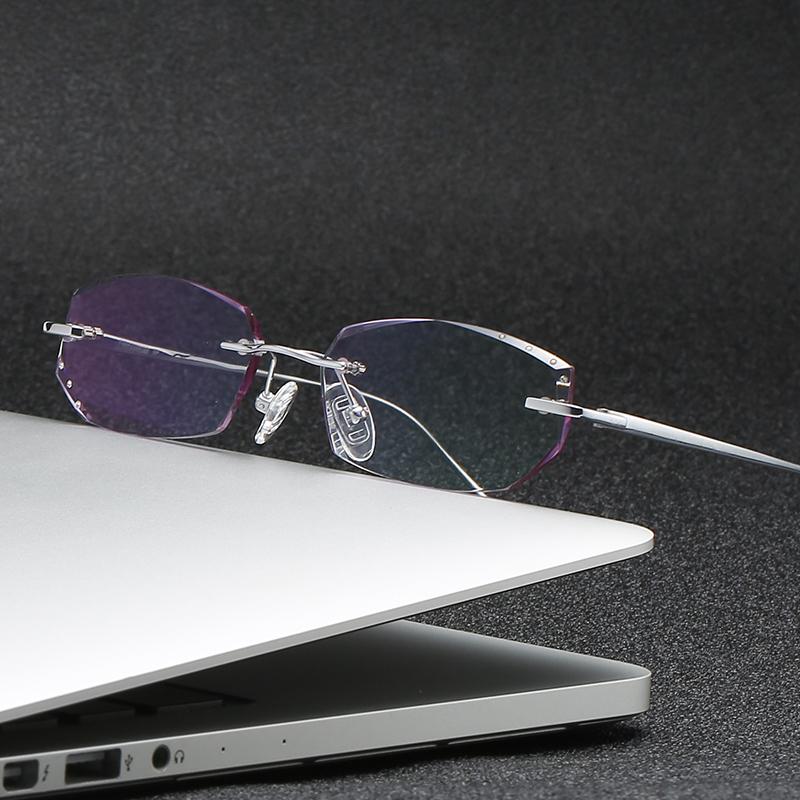 Fashion Sunglasses Frames ZIROSAT 9037 Pure Titanium Rimless Men Eyeglasses Frame Brand Designer Myopia Clear Optical Prescription Eyewear 
Fashion Sunglasses Frames ZIROSAT 9037 Pure Titanium Rimless Men Eyeglasses Frame Brand Designer Myopia Clear Optical Prescription Eyewear