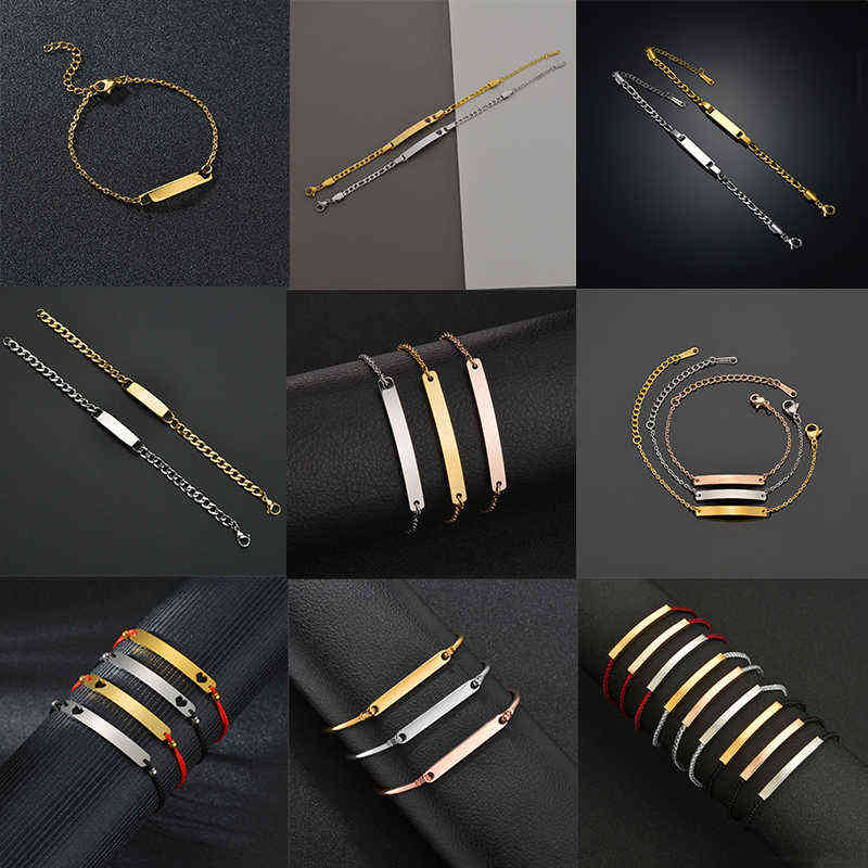 Letdiffery Fashion Bracelets Personalized Engrave Name Bracelet Stainless Steel Customized Letter Jewelry for Women Men Gifts
Letdiffery Fashion Bracelets Personalized Engrave Name Bracelet Stainless Steel Customized Letter Jewelry for Women Men Gifts