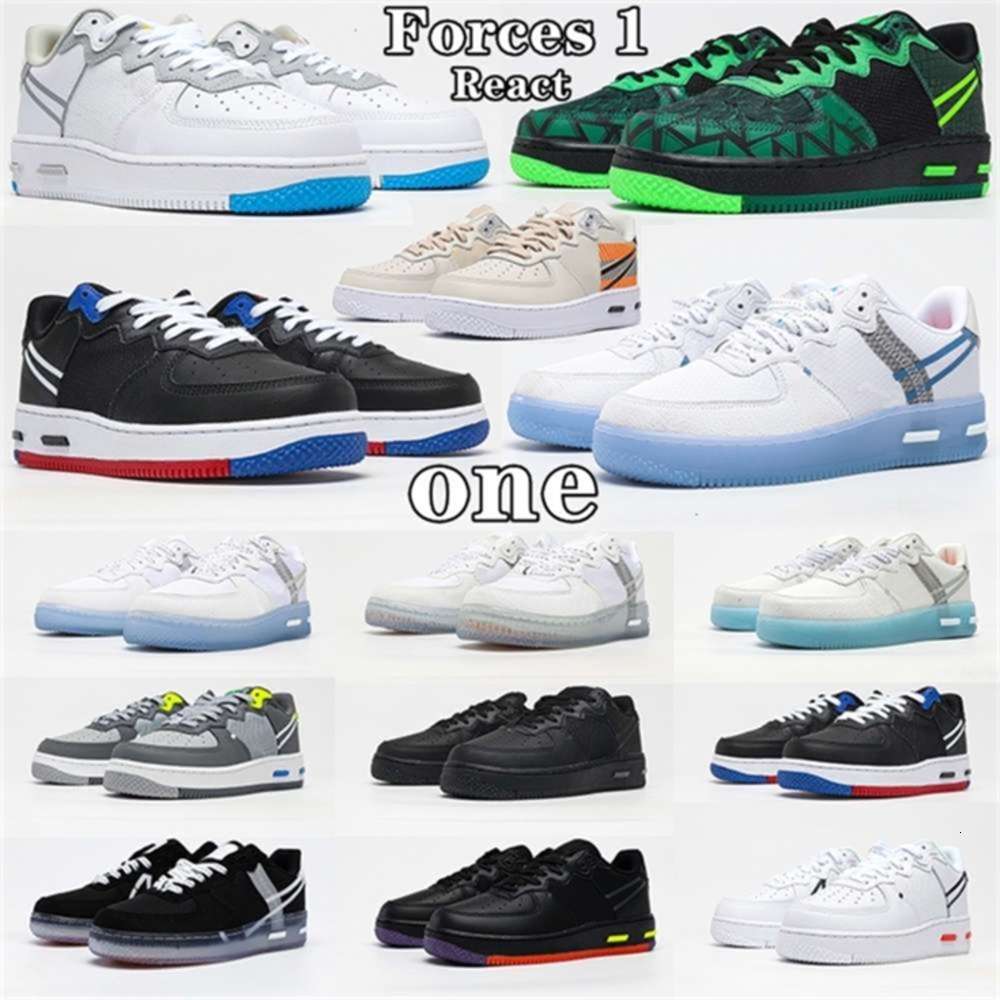 2021 New Arrivals Forces 1 React QS shadow Running Shoes Women Mens Trainers Light Bone WHITE Skateboard womans mans sports Sneake yelia, Black
2021 New Arrivals Forces 1 React QS shadow Running Shoes Women Mens Trainers Light Bone WHITE Skateboard womans mans sports Sneake yelia, Black