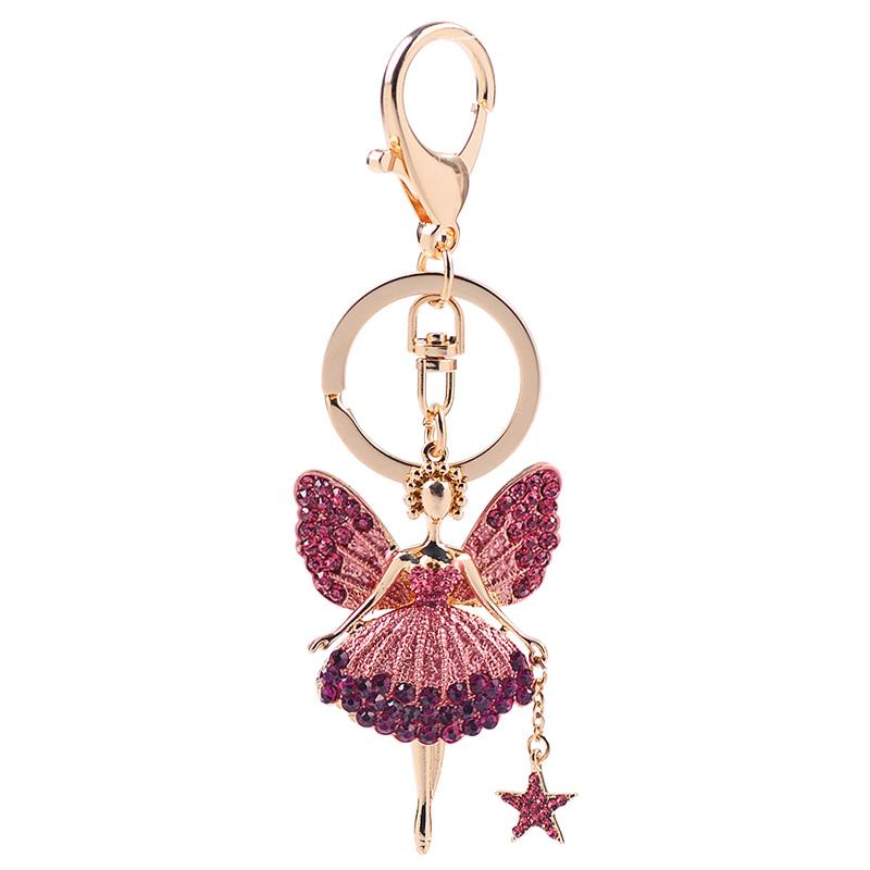 Keychains EASYA Two Styles Rhinestone Crystal Angel Key Chain Ring Holder Women Girls Bag Accessories Cute Enamel Car Keychain
Keychains EASYA Two Styles Rhinestone Crystal Angel Key Chain Ring Holder Women Girls Bag Accessories Cute Enamel Car Keychain