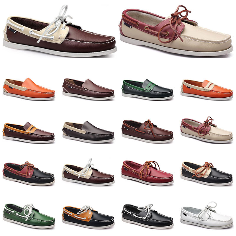 178 Womens sneakers Sailing shoe mens casual leather shoes black white red green orange brown outdoor trainers size 38-45, 14
178 Womens sneakers Sailing shoe mens casual leather shoes black white red green orange brown outdoor trainers size 38-45, 14