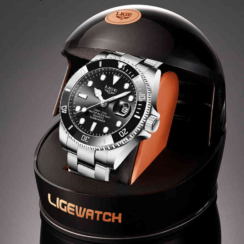 Relogio Masculino Fashion Mens Watches LIGE Top Brand Luxury Business Watch Men Stainless Steel Waterproof Quartz Clock 210517, Rose gold black
Relogio Masculino Fashion Mens Watches LIGE Top Brand Luxury Business Watch Men Stainless Steel Waterproof Quartz Clock 210517, Rose gold black