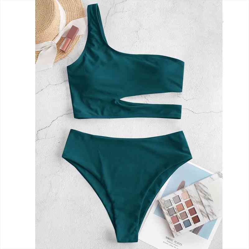 4 bikini woman solid color bikini high waisted tummy control hollow out swimwear two piece swimsuit, White;black
4 bikini woman solid color bikini high waisted tummy control hollow out swimwear two piece swimsuit, White;black