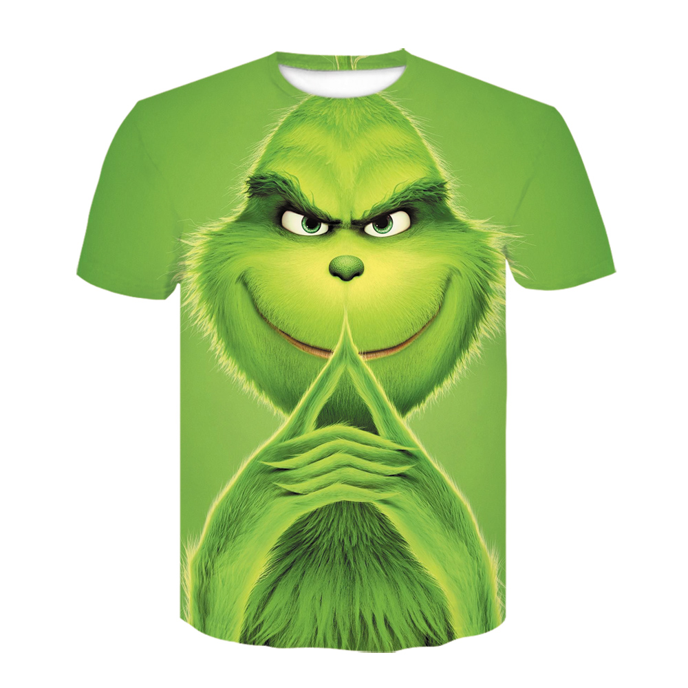 Hot selling Cartoon Men/women 3d Printed tshirt Grinch movie Short sleeve high quality fashion Tee Tops Hip-Hop t shirt s-6xl, White;black
Hot selling Cartoon Men/women 3d Printed tshirt Grinch movie Short sleeve high quality fashion Tee Tops Hip-Hop t shirt s-6xl, White;black